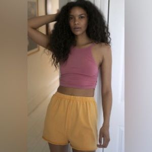 Out From Under Matchpoint Seamless Low Back Ruched Bra Top